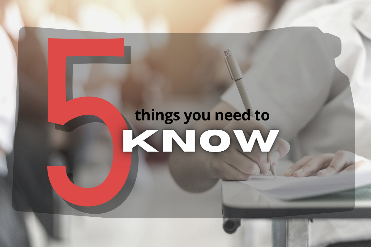 5 Things You Need to Know